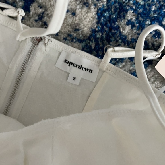 S superdown Rocky Denim Bodysuit in White Denim - Picture 8 of 8